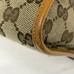 Gucci Shoulder Bag Jackie Line GG Pattern Canvas Beige Brown — view 3