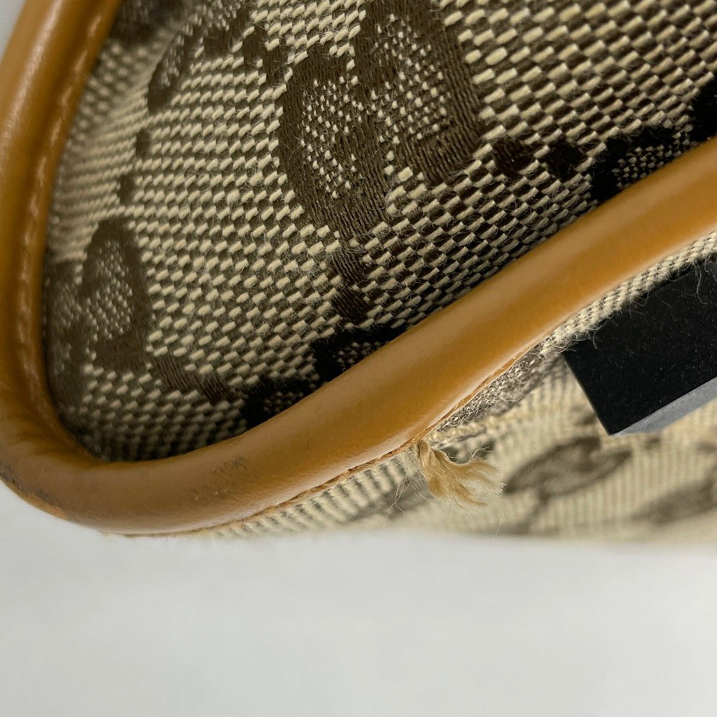 Gucci Shoulder Bag Jackie Line GG Pattern Canvas Beige Brown — view 4