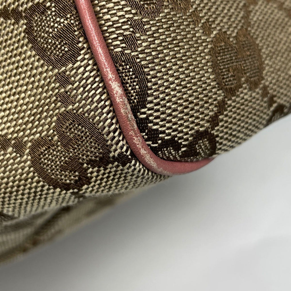 Gucci Handbag Sookie GG Pattern Canvas Beige Pink — view 3