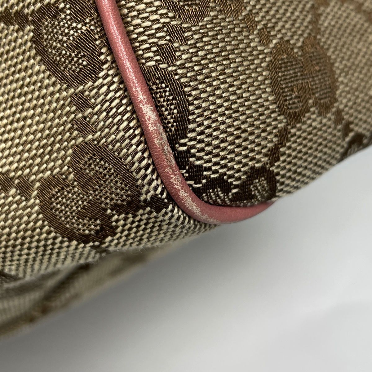 Gucci Handbag Sookie GG Pattern Canvas Beige Pink — view 3