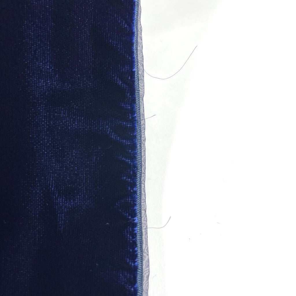 Louis Vuitton Shawl Monogram Echarpe Velvet Rayon Silk Navy Scarf — view 4