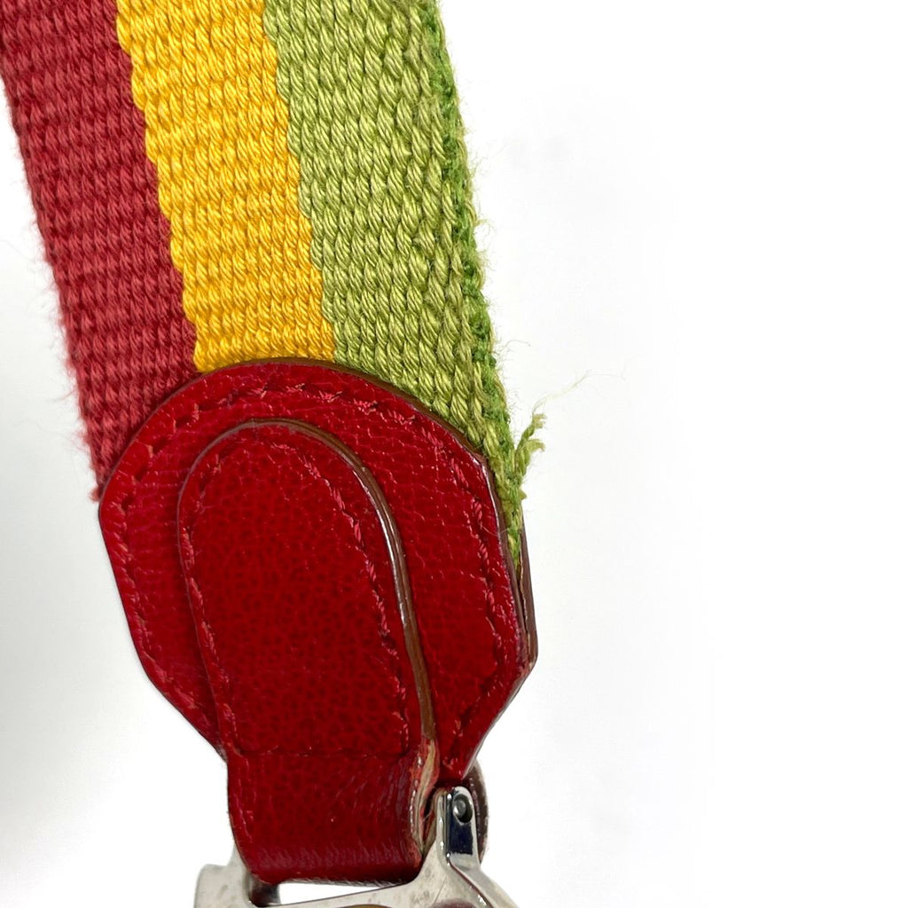 Dior Shoulder Bag Rasta Trotter Pattern Canvas Brown Multicolor — view 8