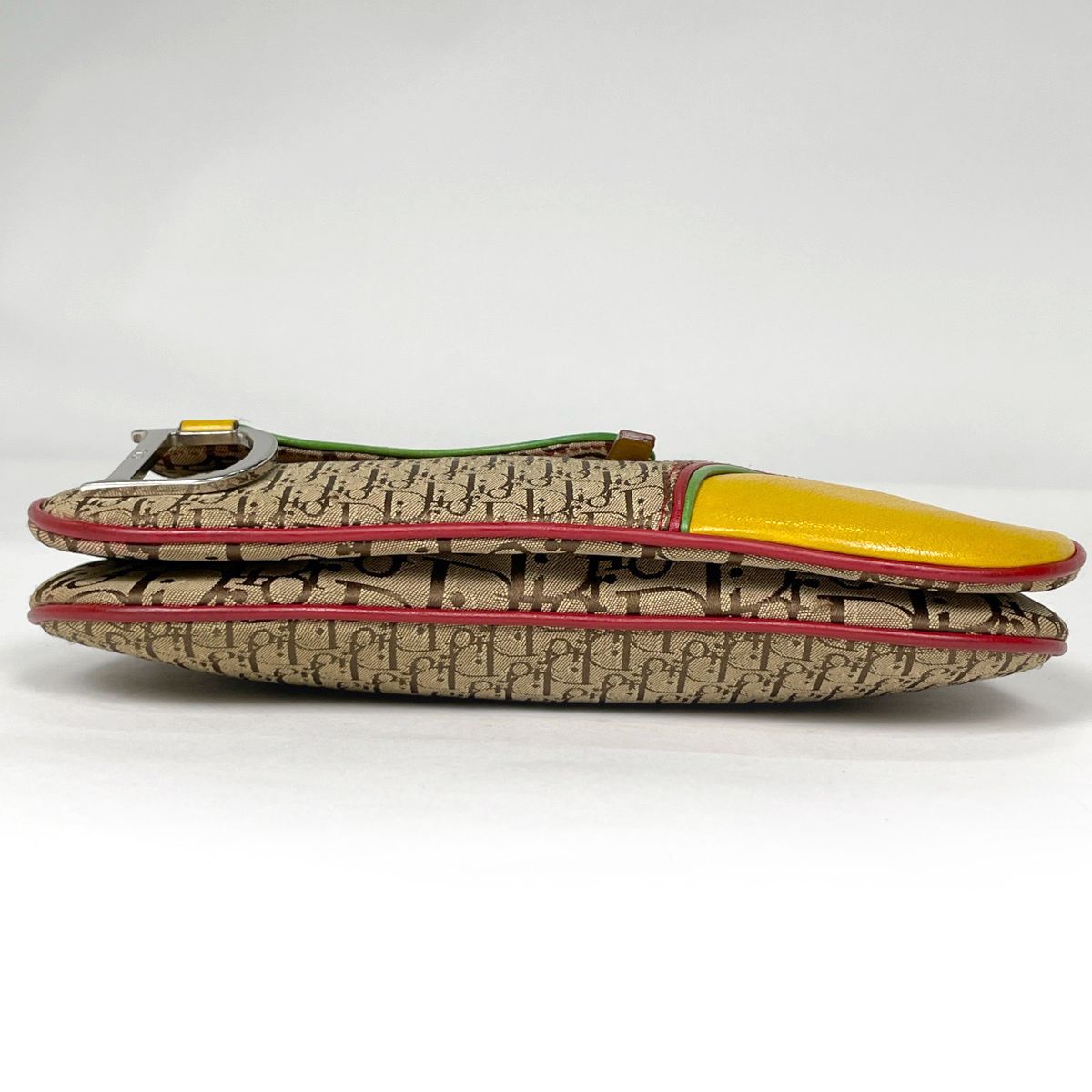 Dior Shoulder Bag Rasta Trotter Pattern Canvas Brown Multicolor — view 5