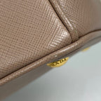 Prada Galleria Bag Handbag 2-Way Saffiano Leather Beige — view 3