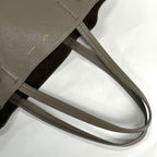 Celine Tote Bag Cabas Phantom Small Leather Gray — view 4