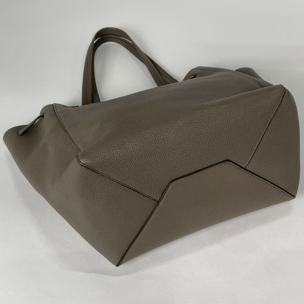Celine Tote Bag Cabas Phantom Small Leather Gray — view 2