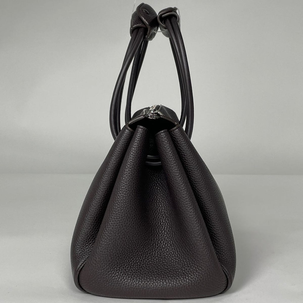 Loewe Handbag Made Tall 2-Way Leather Dark Brown — view 4