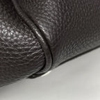 Loewe Handbag Made Tall 2-Way Leather Dark Brown — view 6