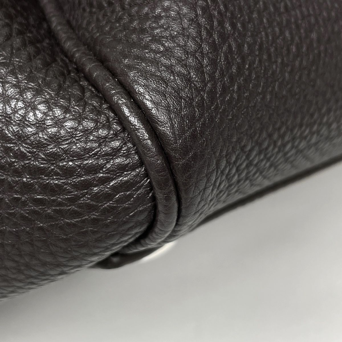 Loewe Handbag Made Tall 2-Way Leather Dark Brown — view 6