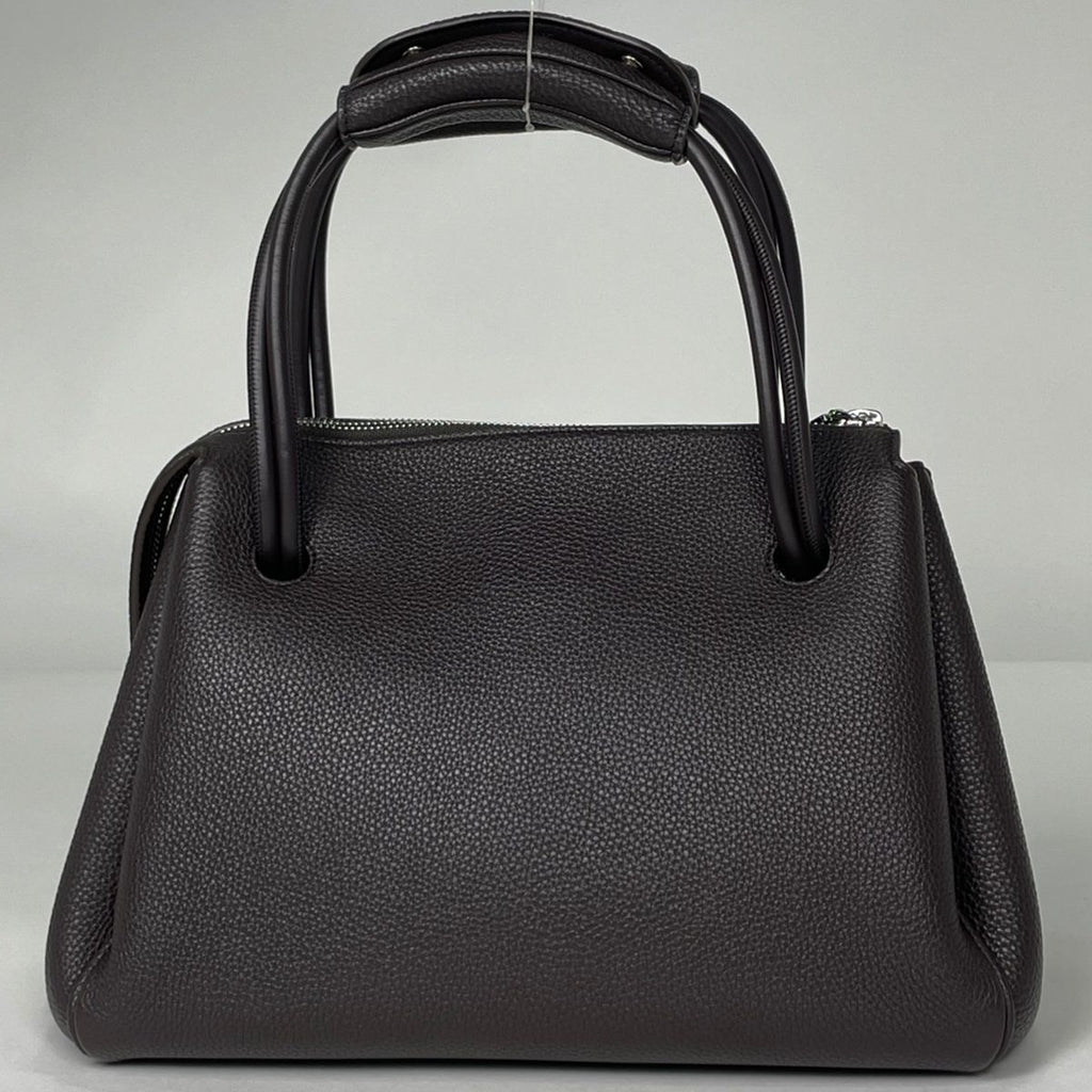 Loewe Handbag Made Tall 2-Way Leather Dark Brown — view 3