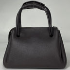 Loewe Handbag Made Tall 2-Way Leather Dark Brown — view 3