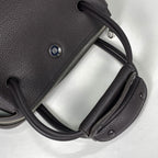 Loewe Handbag Made Tall 2-Way Leather Dark Brown — view 8