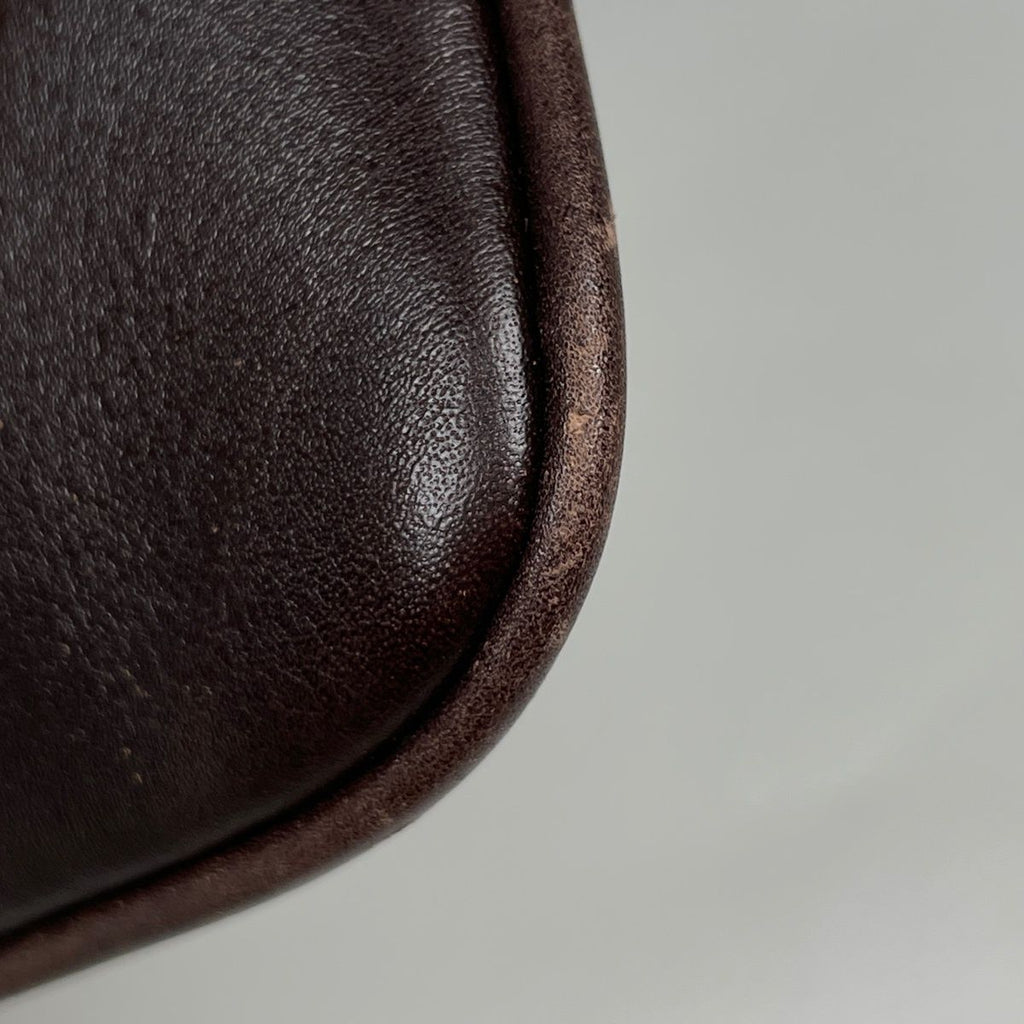 Prada Shoulder Bag Logo Jacquard Canvas Beige Brown — view 3