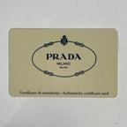 Prada Shoulder Bag Logo Jacquard Canvas Beige Brown — view 7