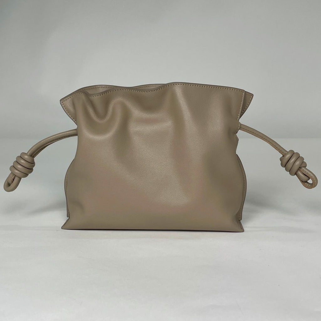 Loewe Flamenco Clutch Mini 2-Way Shoulder Bag Calfskin Beige — view 3