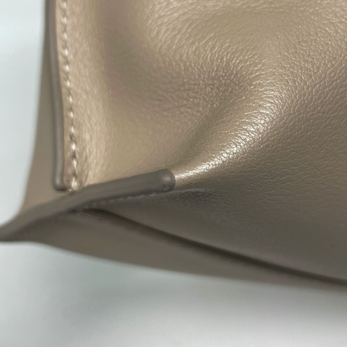 Loewe Flamenco Clutch Mini 2-Way Shoulder Bag Calfskin Beige — view 6
