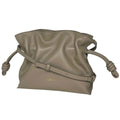 Loewe Flamenco Clutch Mini 2-Way Shoulder Bag Calfskin Beige