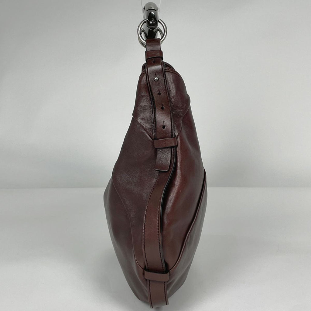 Saint Laurent Shoulder Bag Mombasa Leather Brown — view 2