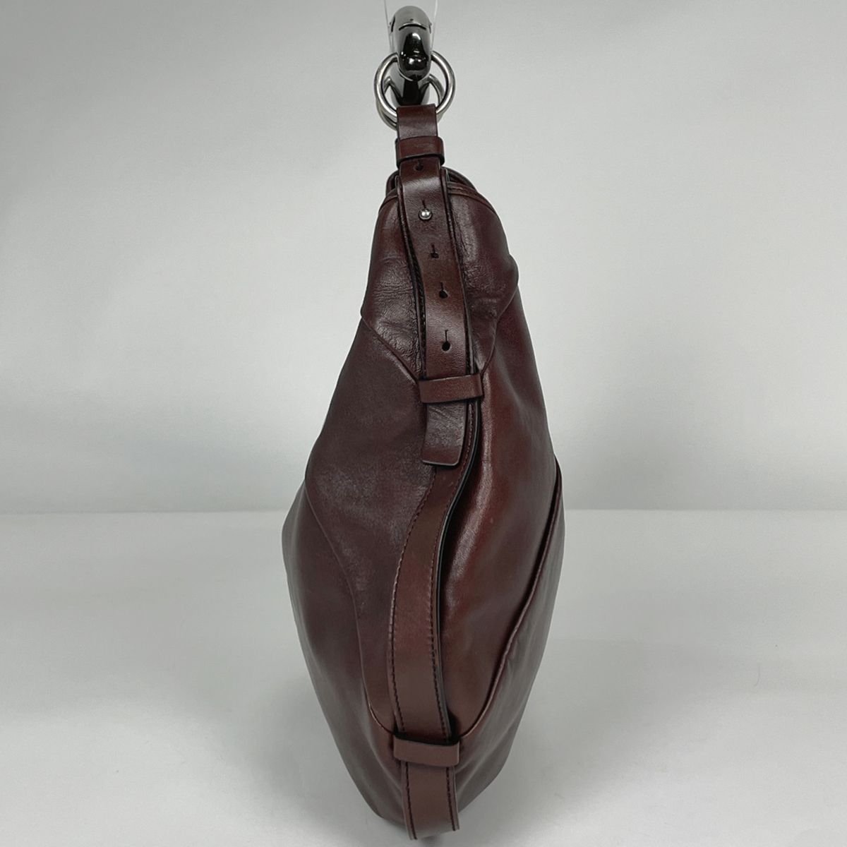 Saint Laurent Shoulder Bag Mombasa Leather Brown — view 2