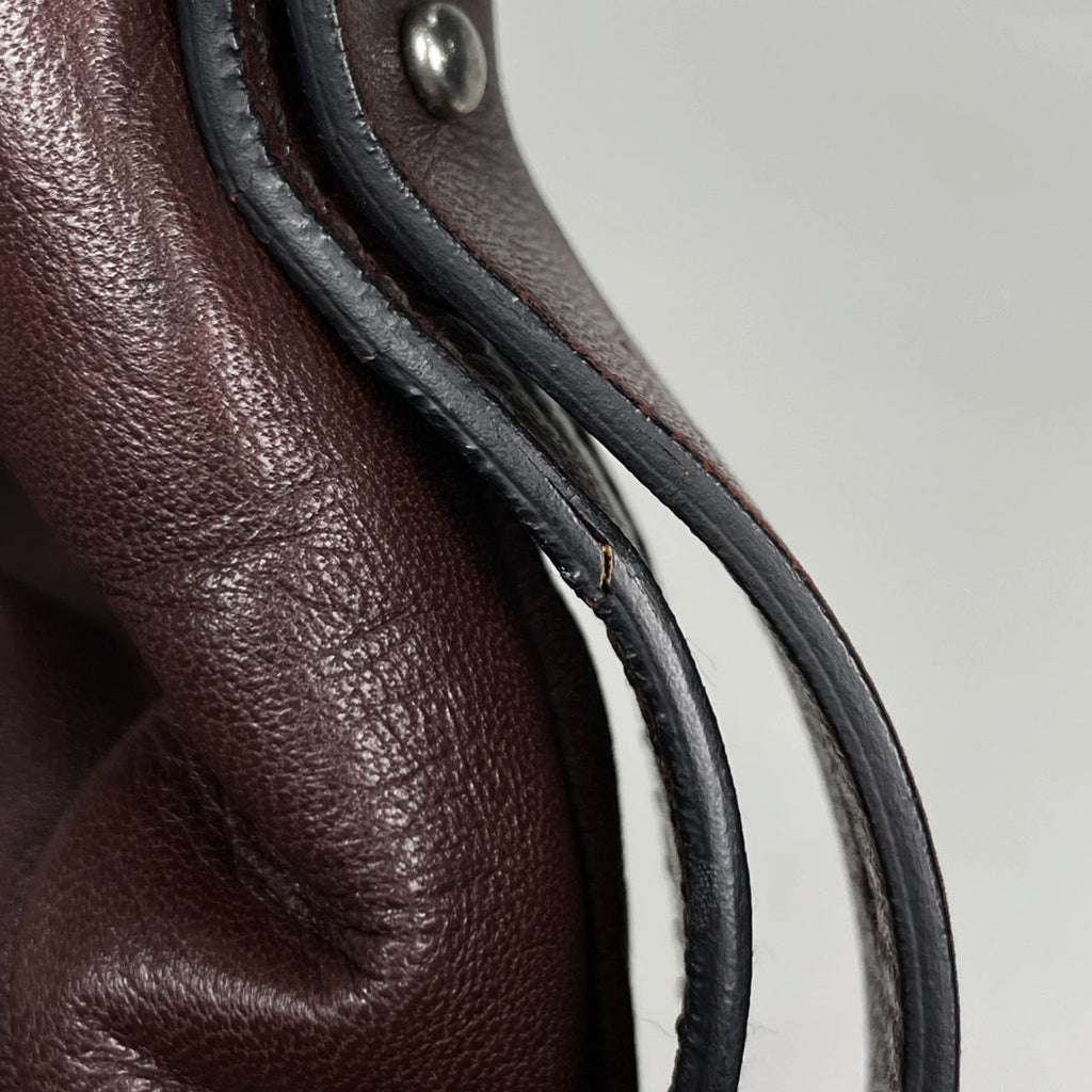 Saint Laurent Shoulder Bag Mombasa Leather Brown — view 7