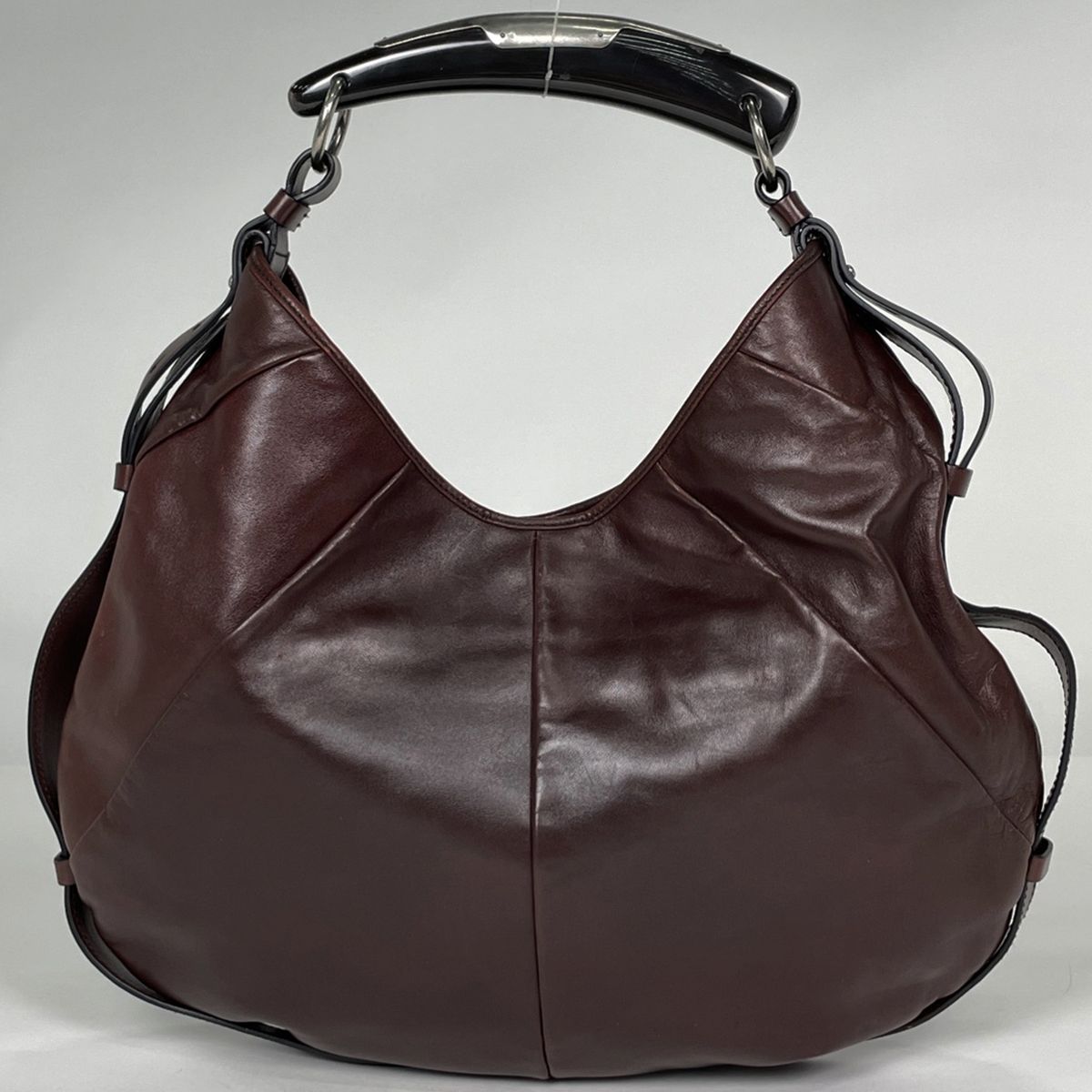 Saint Laurent Shoulder Bag Mombasa Leather Brown — view 3
