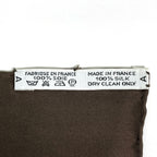 Hermes Carre 90 Festival Scarf Silk Brown Multicolor — view 2