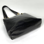 Chanel Tote Bag CC Logo Leather Black — view 2