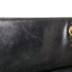 Chanel Tote Bag CC Logo Leather Black — view 4