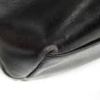 Chanel Tote Bag CC Logo Leather Black — view 3