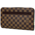 Louis Vuitton Saint Clutch Handle Damier Brown