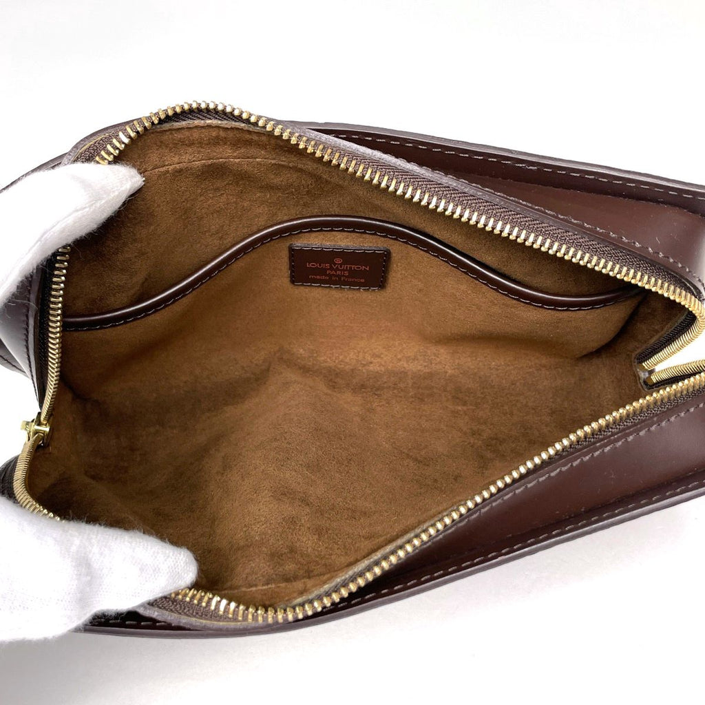 Louis Vuitton Saint Clutch Handle Damier Brown — view 6