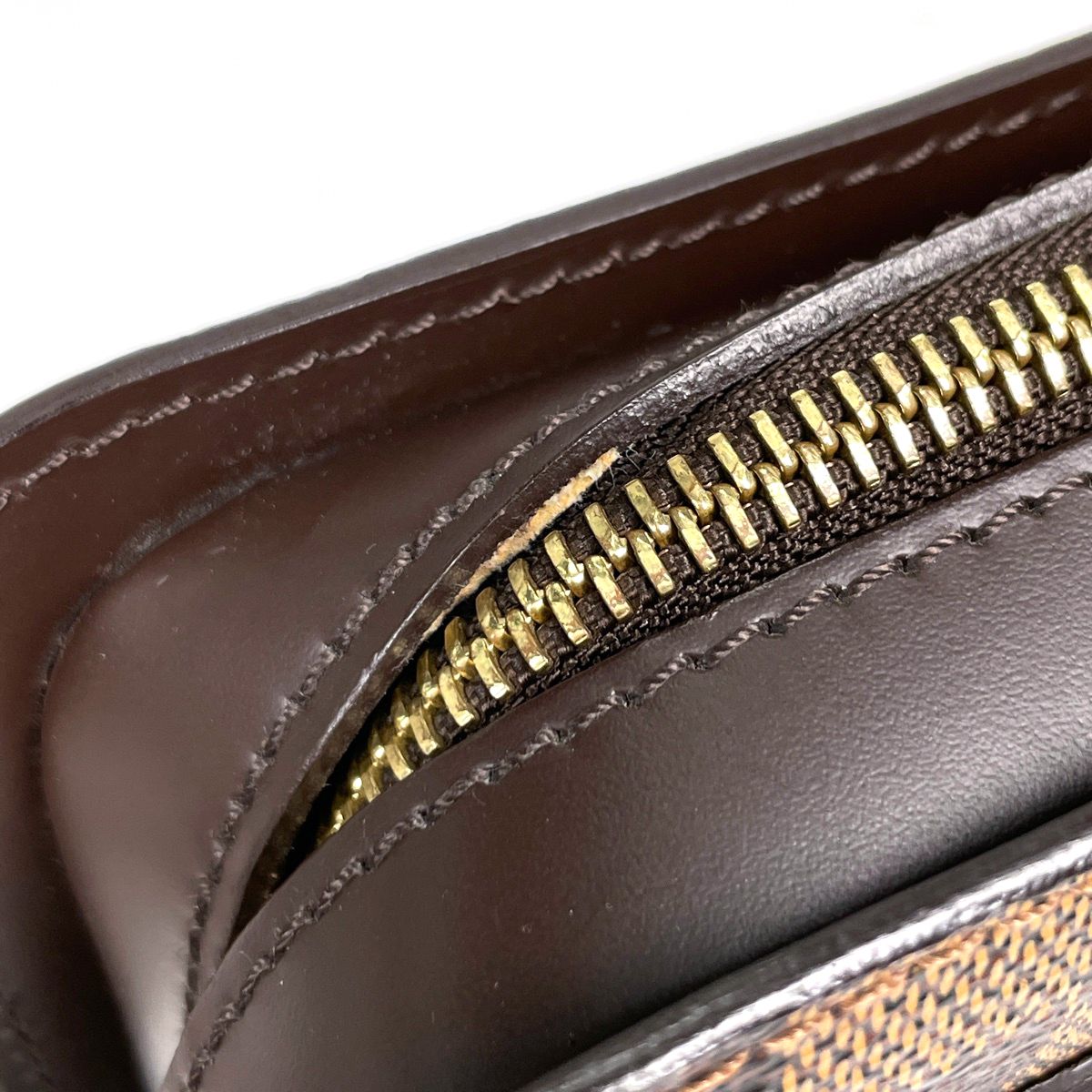 Louis Vuitton Saint Clutch Handle Damier Brown — view 4