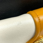 Gucci Tote Bag GG Marmont 2-Way Leather Yellow Black White — view 4