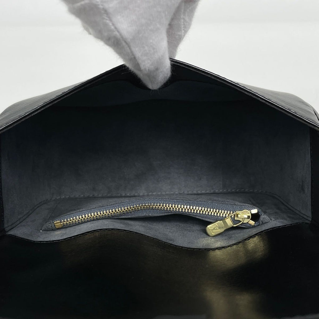 Louis Vuitton Buci Shoulder Bag Epi Noir — view 6