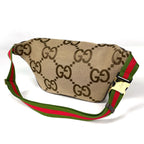 Gucci Belt Bag Jumbo GG Bag Canvas Beige Brown — view 2