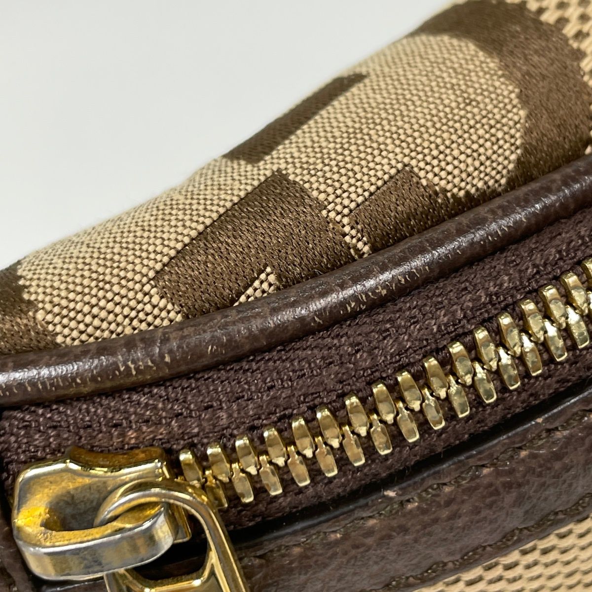 Gucci Belt Bag Jumbo GG Bag Canvas Beige Brown — view 4