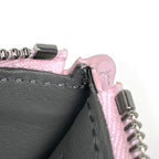 Loewe Deer Coin Card Holder Case Snafji Taco Collaboration Calf Leather Blossom — view 4