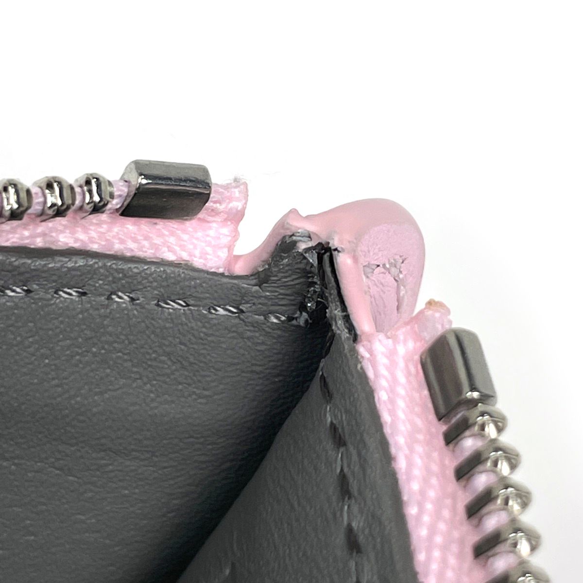 Loewe Deer Coin Card Holder Case Snafji Taco Collaboration Calf Leather Blossom — view 4