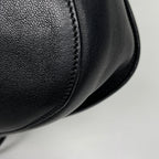 Loewe Shoulder Bag Anagram Fringe Leather Black — view 3