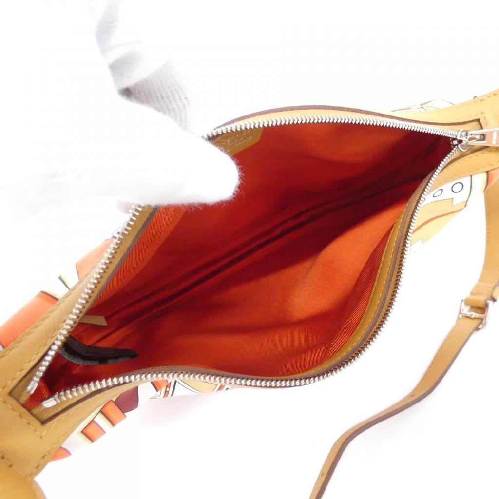 Hermes Carre en Boucles Sursois To Go Pouch — view 7