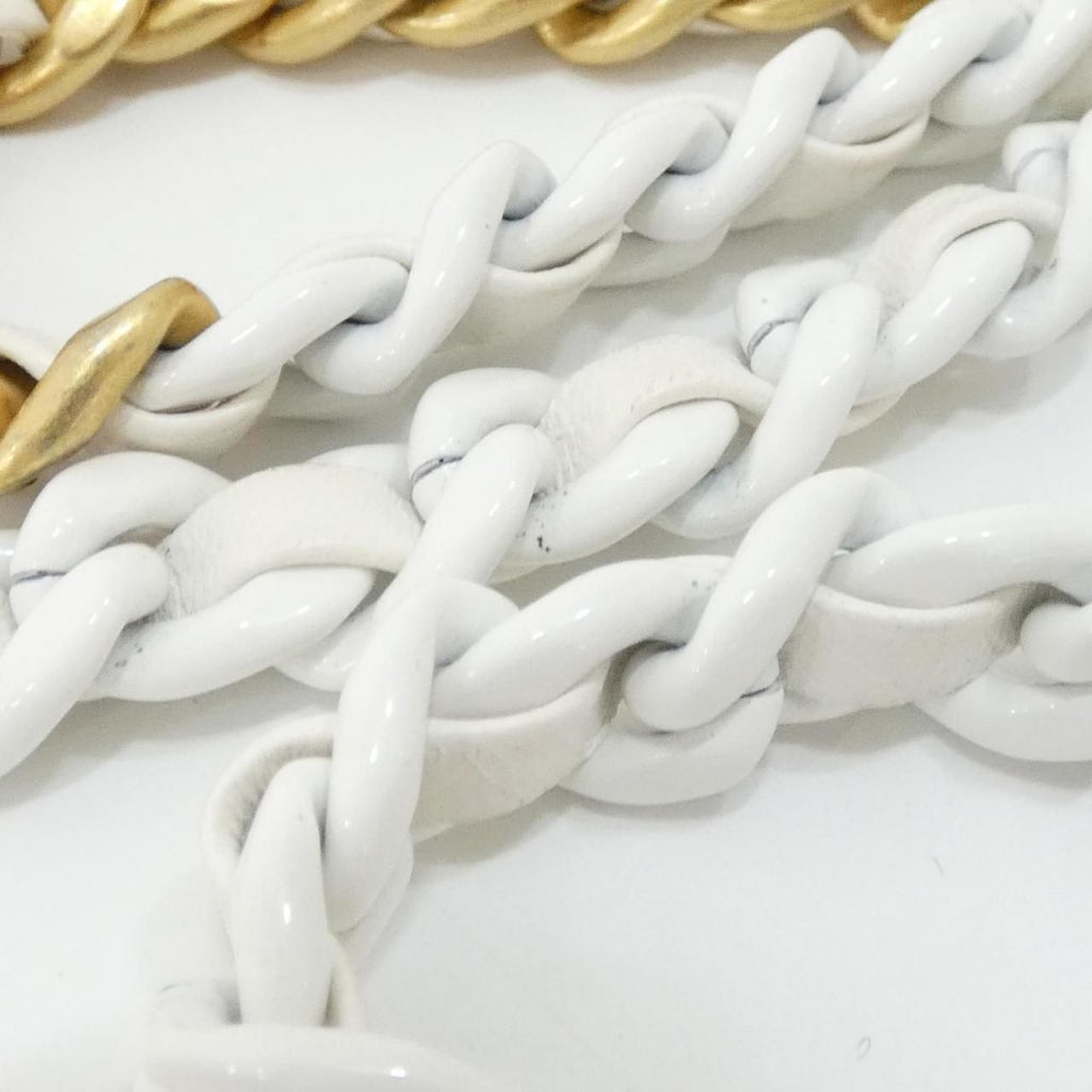 Chanel Chain Clutch White — view 7