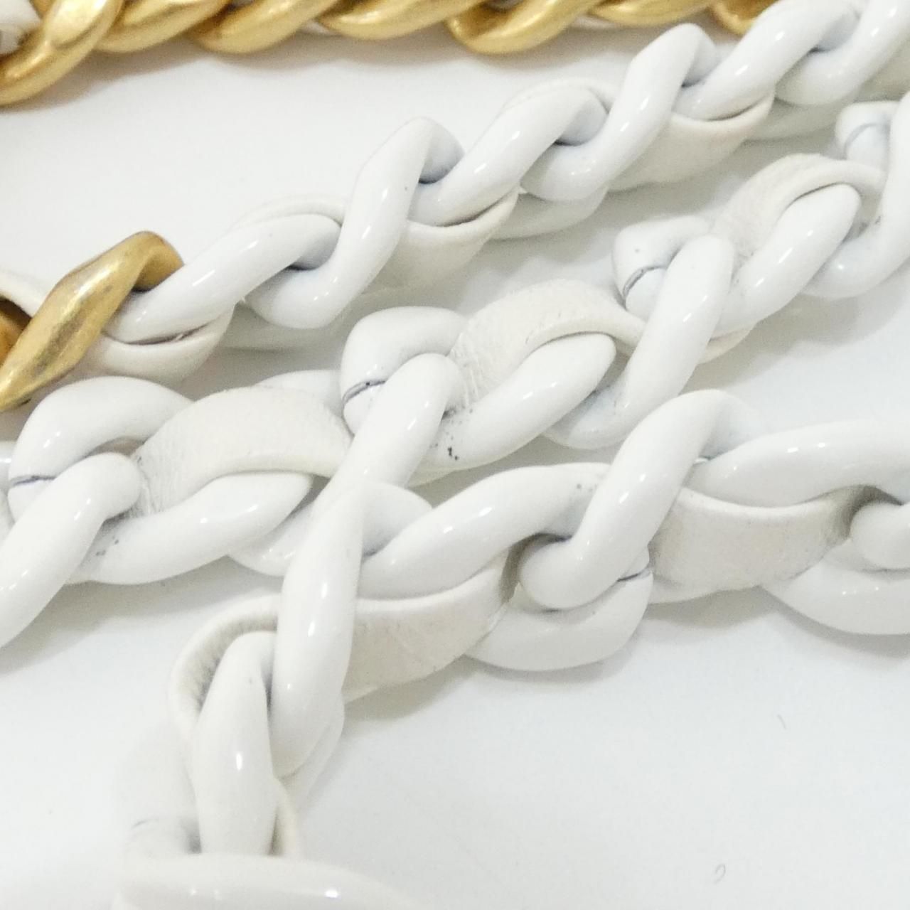 Chanel Chain Clutch White — view 7
