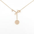 Hermes Exlibris Necklace Beige