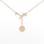 Hermes Exlibris Necklace Beige