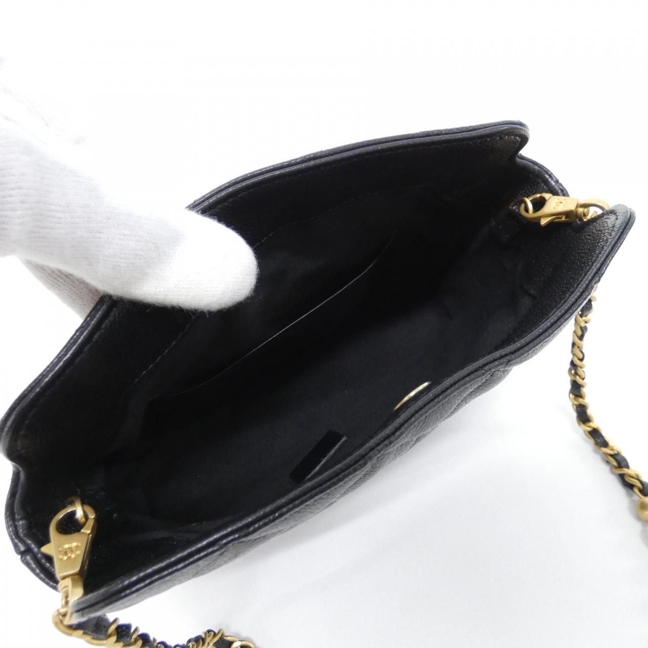 Chanel Chain Clutch Black — view 6