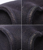 Chanel Tote Bag Shoulder Gold Mixed Fiber Deauville MM — view 5