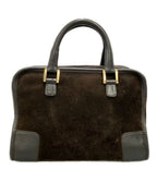 Loewe Handbag Suede Amanaso 28 — view 2