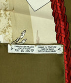 Hermes Scarf Carre 90 100% Silk les Allure Deux Cheval — view 3