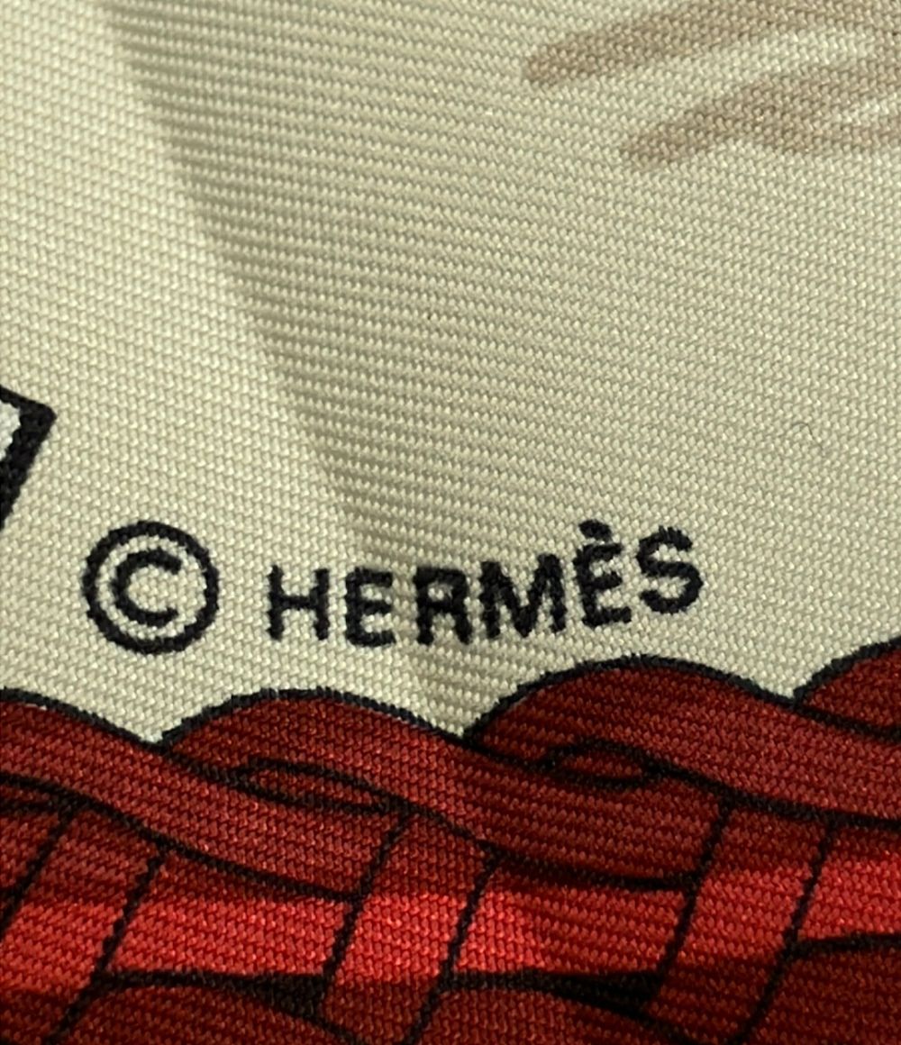 Hermes Scarf Carre 90 100% Silk les Allure Deux Cheval — view 2