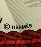 Hermes Scarf Carre 90 100% Silk les Allure Deux Cheval — view 2